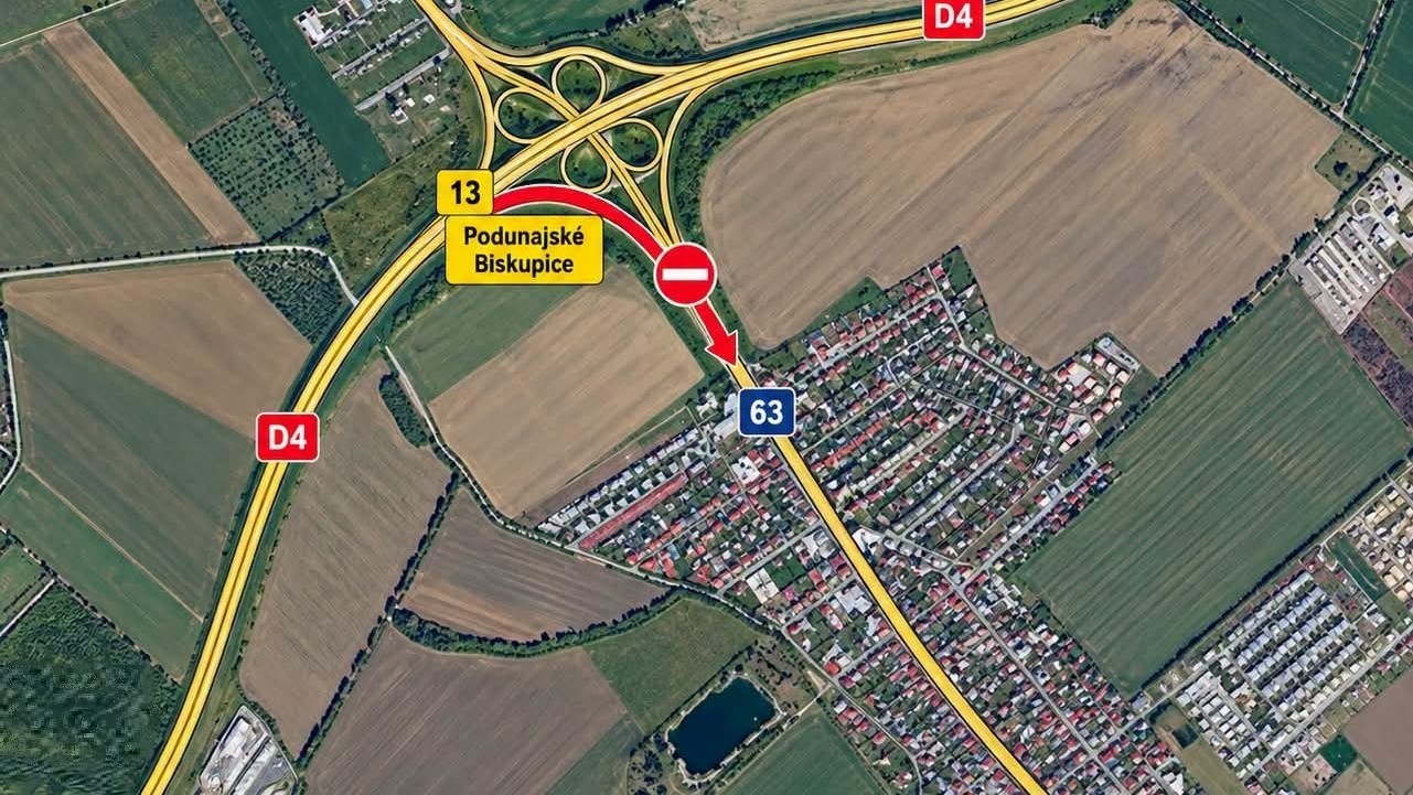 Na diaľniciach D2 a D4 je potrebné rátať s dočasnými obmedzeniami. 