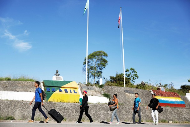 The Wider Image: Venezuelan migrants pose humanitarian problem in Brazil