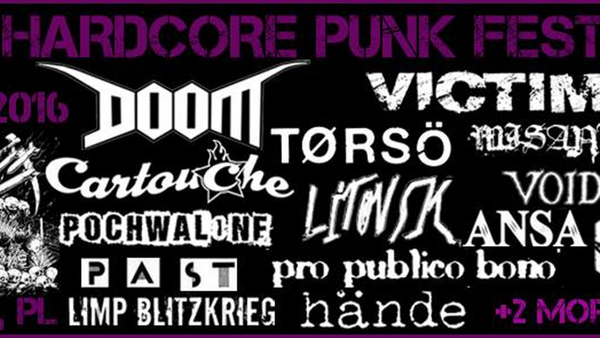 W dniach 8-10 lipca 2016 roku w gdyńskim Klubie Muzycznym Ucho odbędzie się 12 edycja D.I.Y. Hardcore Punk Fest. Organizatorzy już potwierdzają pierwszych wykonawców.