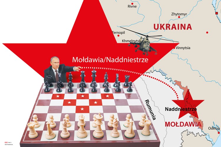 Mołdawia i Naddniestrze była przez wielu typowana jako kolejny kraj, gdzie mogą zaatakować rosyjskie zielone ludziki. Już ponad rok temu, krótko po aneksji Krymu, lider opanowanego przez separatystów Naddniestrza Jewgienij Szewczuk podczas spotkania z wicepremierem Rosji Dmitrijem Rogozinem stwierdził, że „ziemia naddniestrzańska ponad dwieście lat temu weszła w skład imperium rosyjskiego”.<br> Jak pisze Kamil Całus z Ośrodka Studiów Wschodnich, w jednym z wywiadów Szewczuk stwierdził, że „jest konieczne, by Naddniestrze uznano za niepodległy kraj, a następnie przyłączyło się do Rosji”. W regionie stacjonuje Operacyjna Grupa Rosyjskich Wojsk, która według szacunków liczy od tysiąca do ponad trzech tysięcy żołnierzy zawodowych. To może w skuteczny sposób destabilizować sytuację lokalną i hamować prounijne tendencje w samej Mołdawii. Co roku Rosja hojnie dopłacała do budżetu regionu. W 2015 r. przelanie zapowiadanych 100 mln dol. wstrzymano.