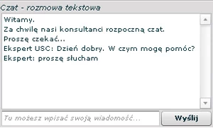 Na stronie olsztyńskiego Urzędu Miasta dostępny jest czat, na którym porozmawiamy z pracownikami tej instytucji.