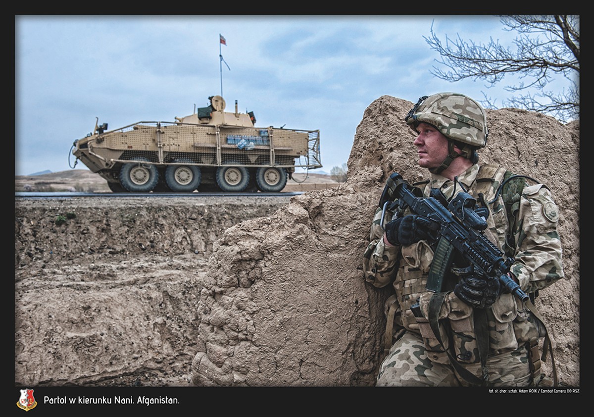 Patrol w kierunku Nani. Polska misja w Afganistanie. Fot. st. chor. szt Adam Roik. Combat Camera DO RSZ