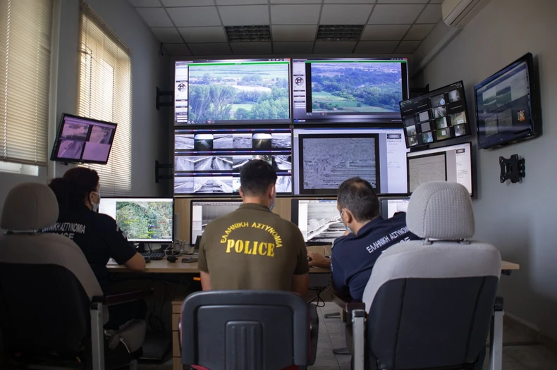 Nadzorni centar u Nea Visi, Grčka