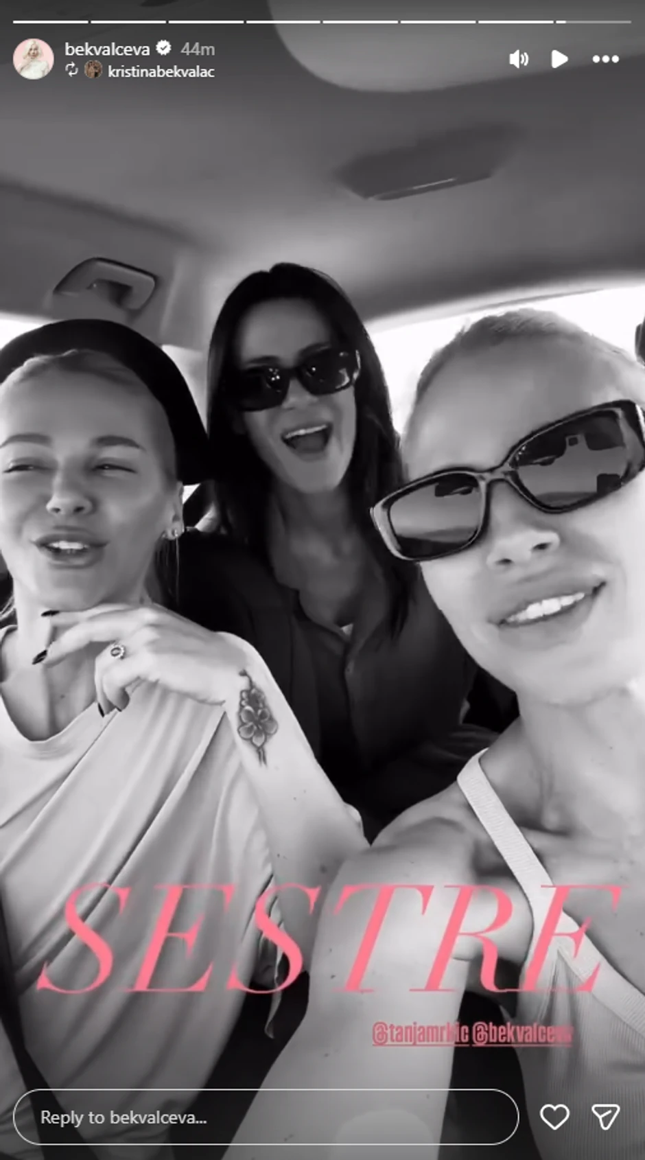 Nataša Bekvalac, objava