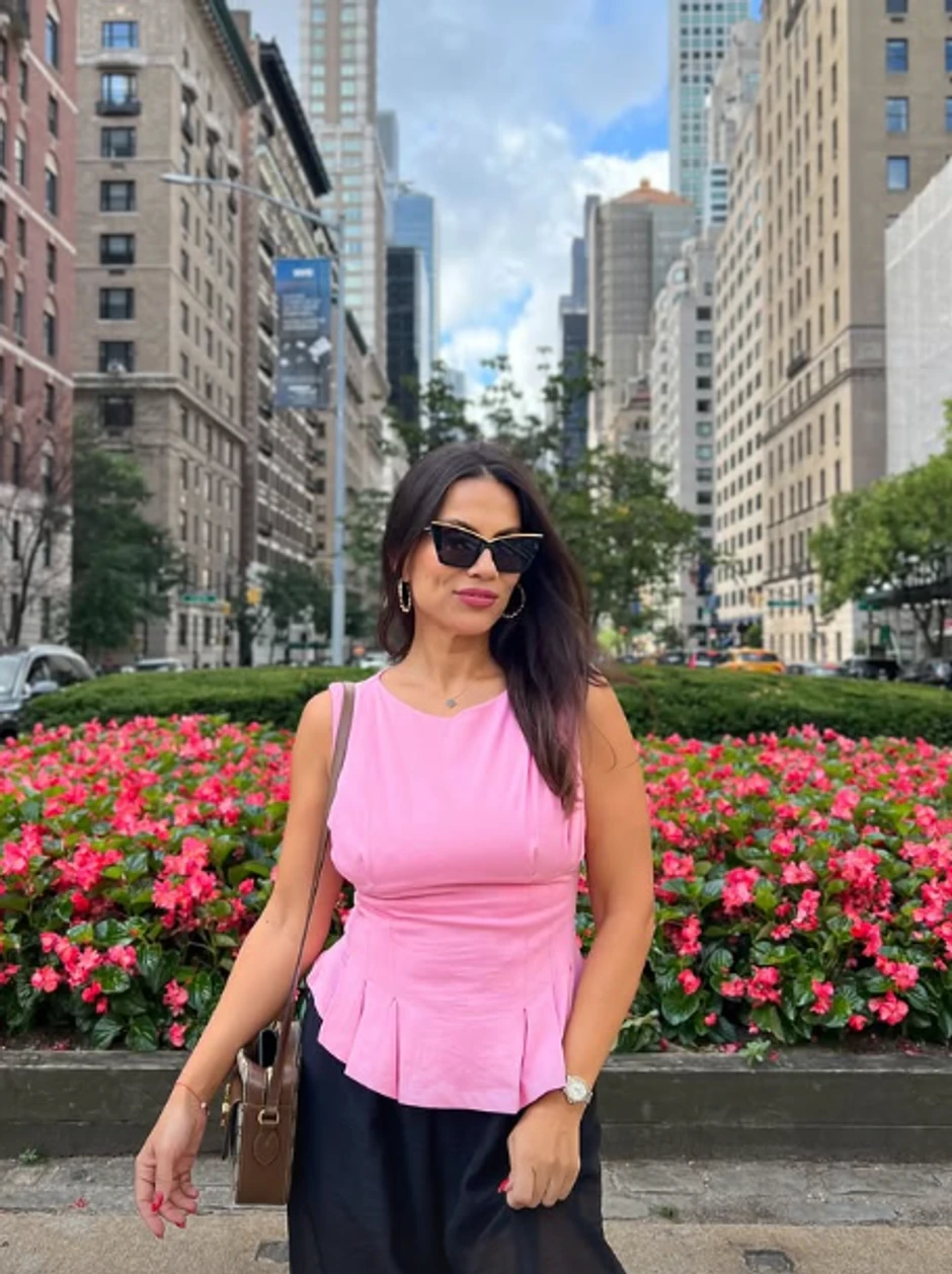 Viktor Troicki sa ženom u Njujorku