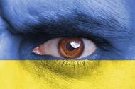 flaga ukrainy oko Ukraina