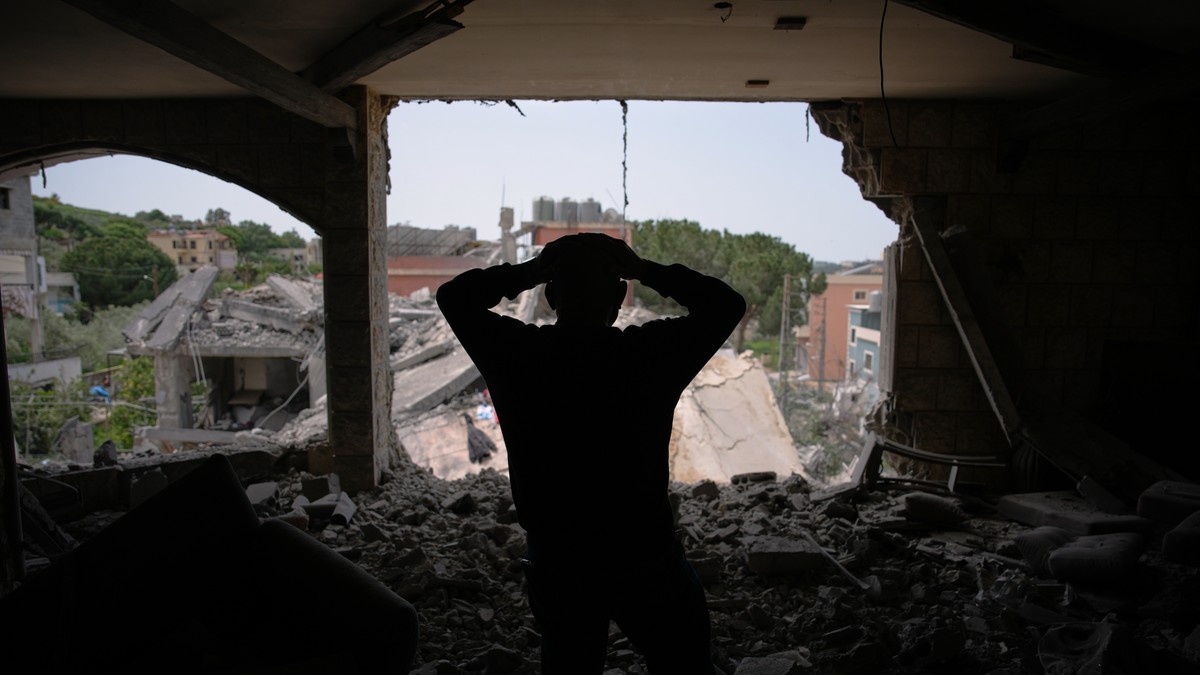 Izraelski napad na Kfar Ruman na jugu Libana 17. aprila