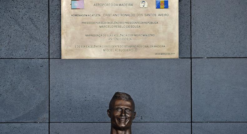 Cristiano Ronaldo Statue