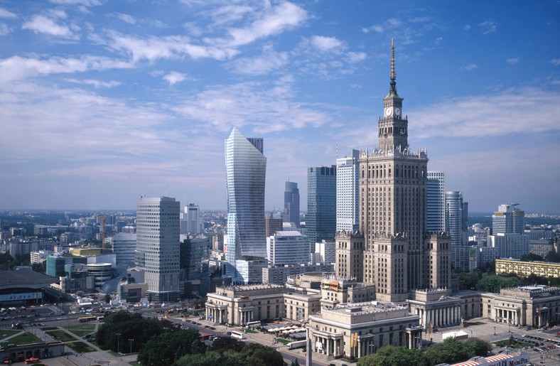 Złota44 - widok z hotelu Forum w dzień - fot. materiały prasowe Orco Property Group