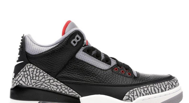 3. Air Jordan 3 Black Cement