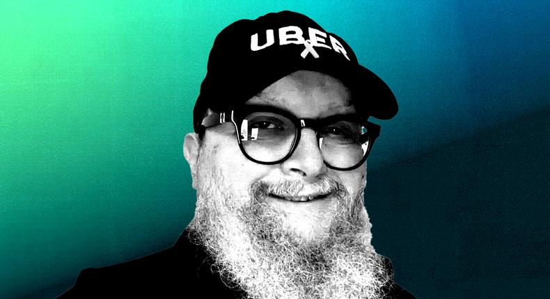 Dean Ceran works for Uber between 50 and 60 hours a week. Driving expenses significantly reduce his business profits.Dean Ceran
