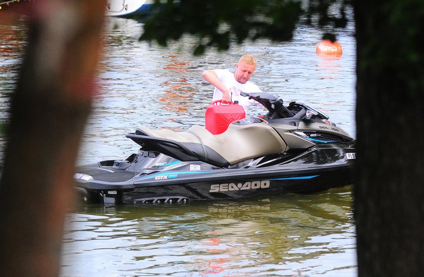 Kamil Glik, wakacje, mazury