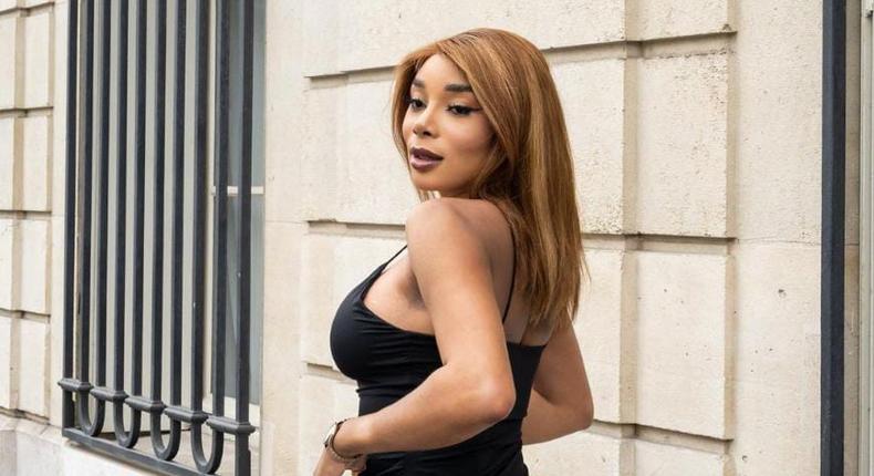 Davido's alleged French baby mama Ivanna Bey (Instagram/Ivannabeyy]