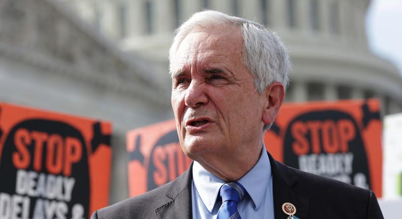 Rep. Lloyd Doggett became the first sitting member of Congress to call on Biden to drop out on Tuesday.Alex Wong/Getty Images