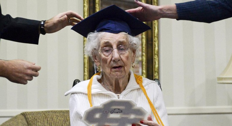 97-year-old Margaret Thome Bekema