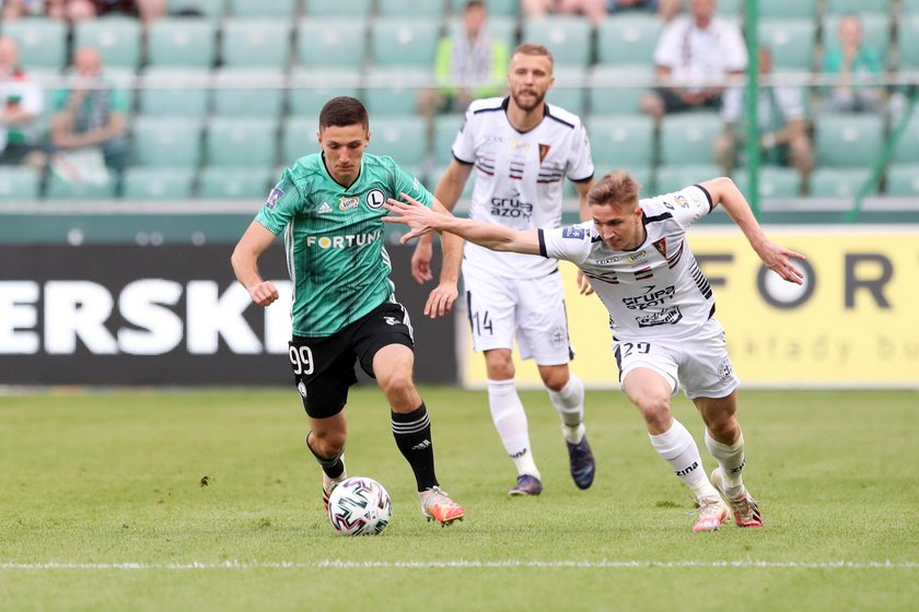 Pilka nozna. PKO Ekstraklasa. Legia Warszawa - Pogon Szczecin. 19.07.2020