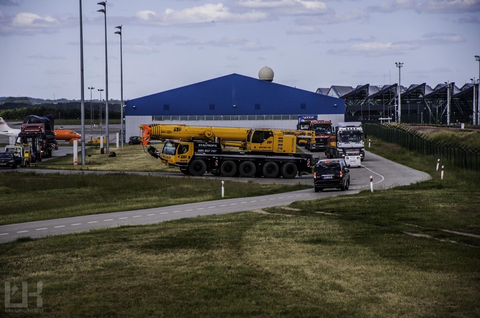 AN-124 Rusłan zawitał dzisiaj do Gdańska