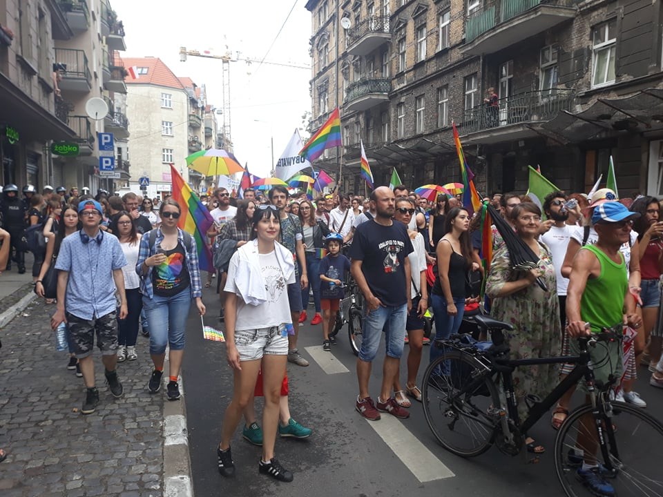 Marsz Równości w Poznaniu z kontrmanifestacją narodowców