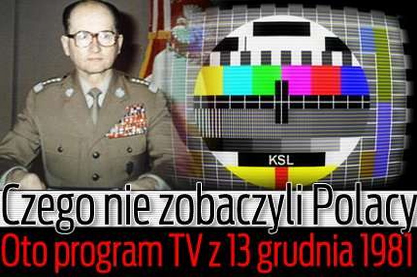 Czego nie zobaczyli Polacy. Oto program TV z 13 grudnia 1981