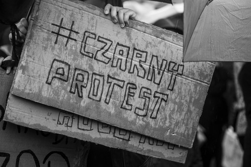 czarny protest Warszawa