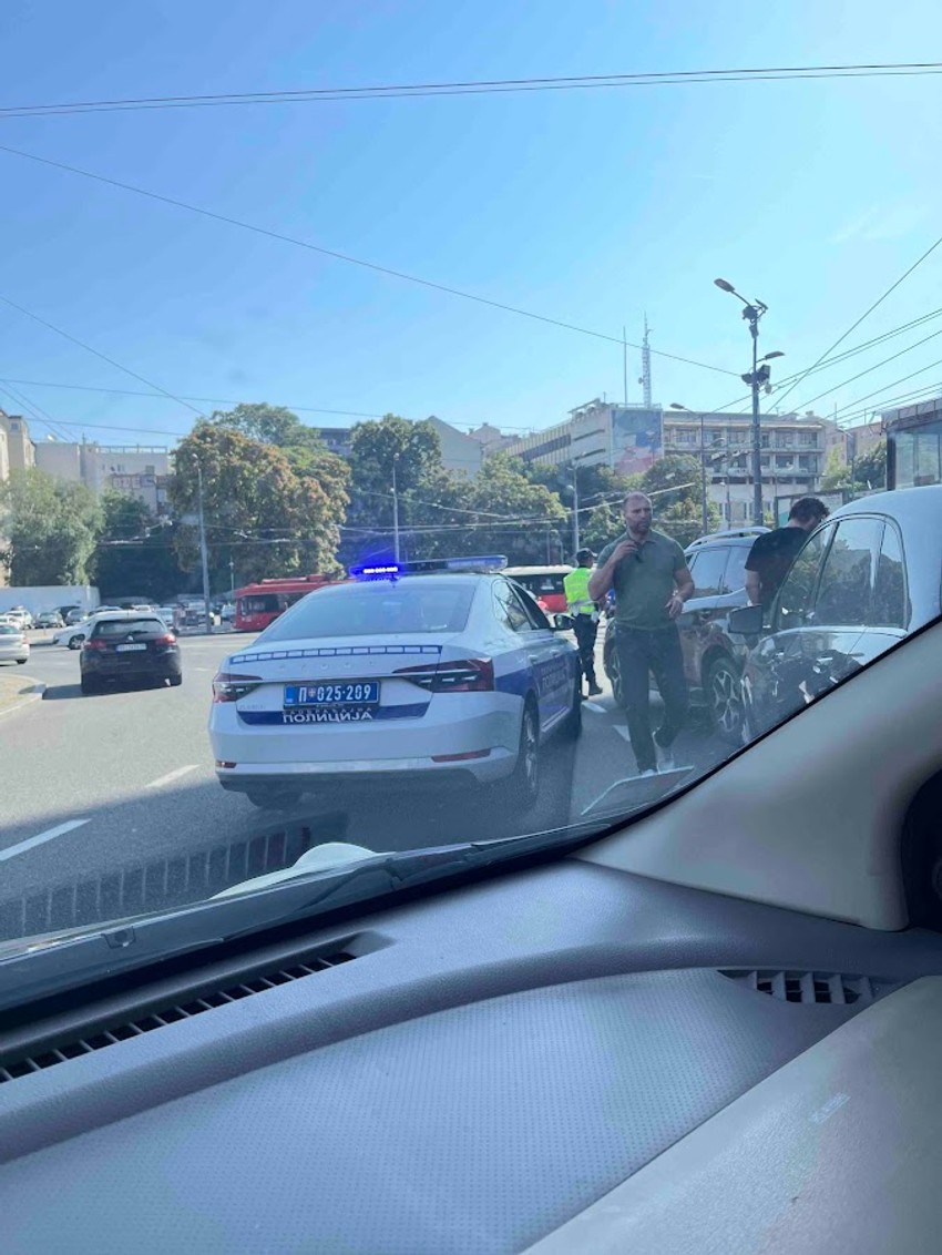 Lančani sudar kod Slavije