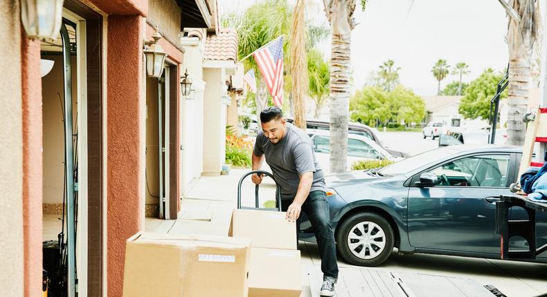 Americans' motivations for moving are still the same as those of their ancestors.Thomas Barwick /Getty Images