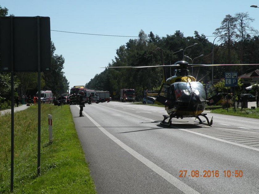 Groźny wypadek pod Lubartowem. Wśród rannych są dzieci