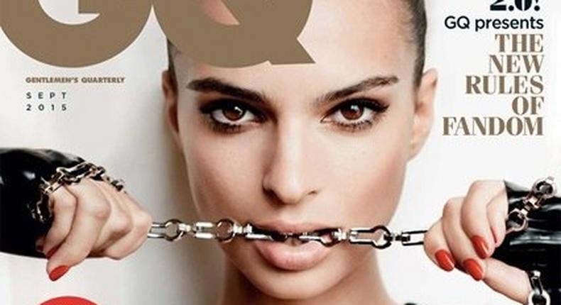 Emily Ratajkowski covers GQ Magazine 2015 issue