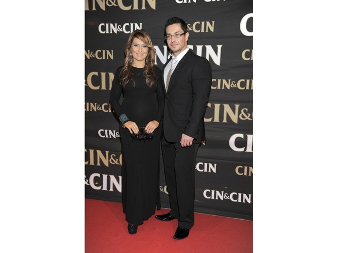 Oboje partnerzy postawili tego wieczoru na elegancką czerń.