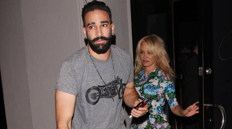 Adil Rami és Pamela Anderson tavaly ősszel szakított, de néhány hete
újra összejöttek /Fotó: Getty Images