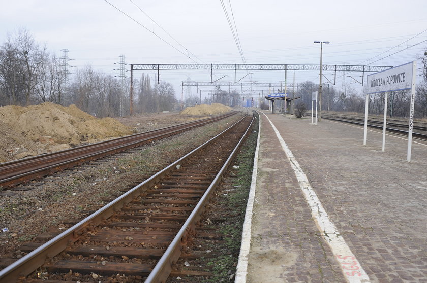 Peron stacji kolejowej Wrocław-Popowice