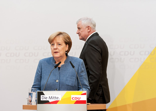 Horst Lorenz Seehofer i Angela Merkel