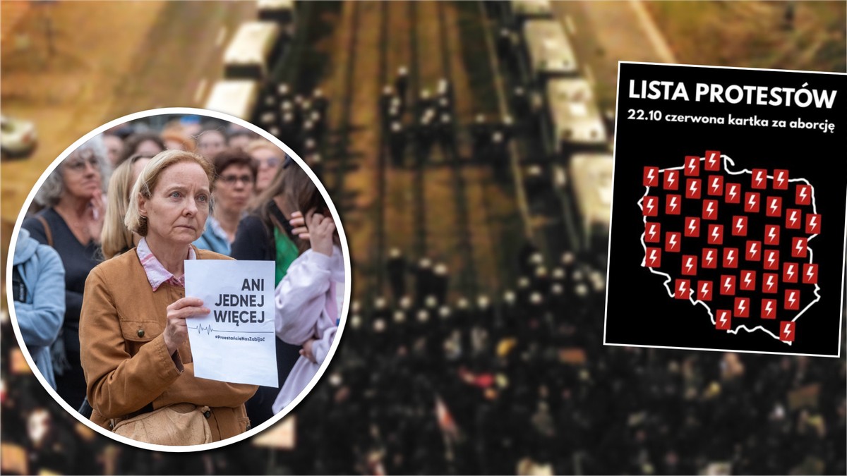 Protesty w 30 miastach w rocznicę wyroku w sprawie aborcji