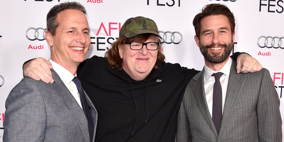 (L-R) Tom Quinn, Michael Moore, Jason Janego.