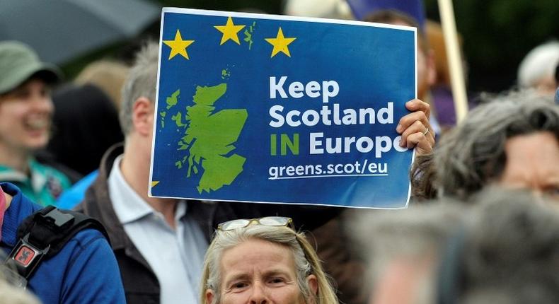 Scotland voted to remain in the European Union by 62 percent, but it was outvoted by the rest of United Kingdom voters, 52 percent of whom opted for Brexit