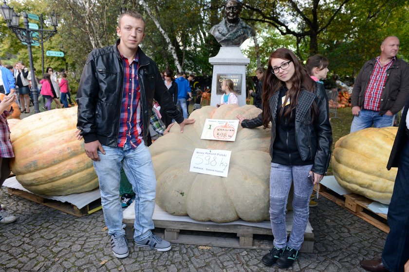 Dominik Kędziak (19 l.) i Karolina Lis (15 l.) na Festiwalu Dyni we Wrocławiu