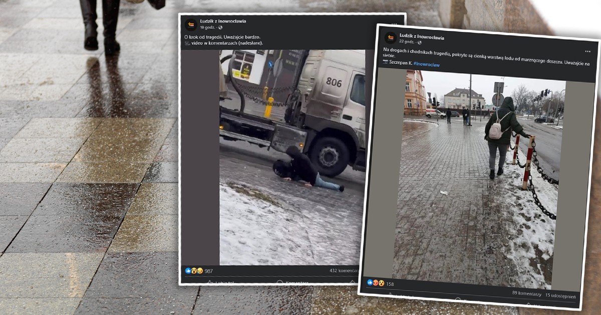 Nierówna walka ze "szklanką" na chodniku. Wideo podbiło internet