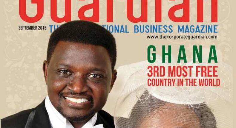 Bishop Charles Agyin Asare and wife, cover The Corporate Guardian, to commemorate their 30th Anniversary