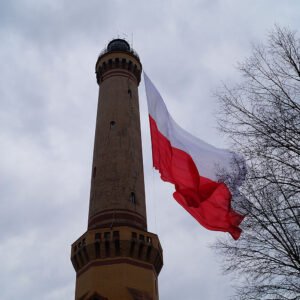 W Świnoujściu zawisła największa flaga