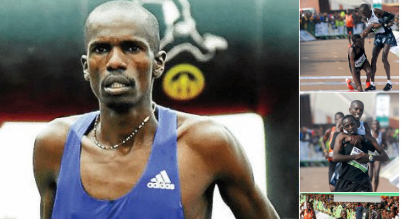 Selfless athlete takes home Ghs 52000 reward for abandoning marathon race at finish line to save collapsed opponent