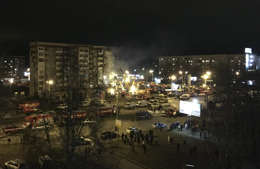 Eksplozja w budynku z wielkiej płyty. Przerażające nagranie z Rosji