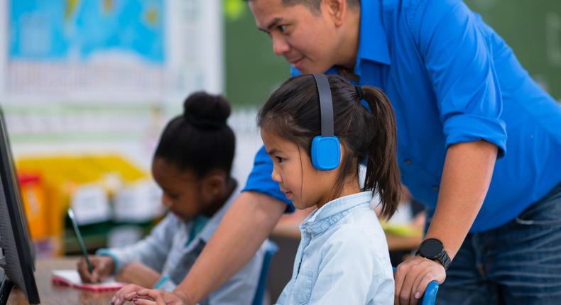 Adaptive-learning technology is helping improve the classroom experience as educators use data and insights to customize lessons for students.FatCamera/Getty Images