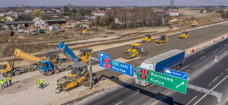 Na budowanej autostradzie A1 będzie odcinkowy pomiar prędkości