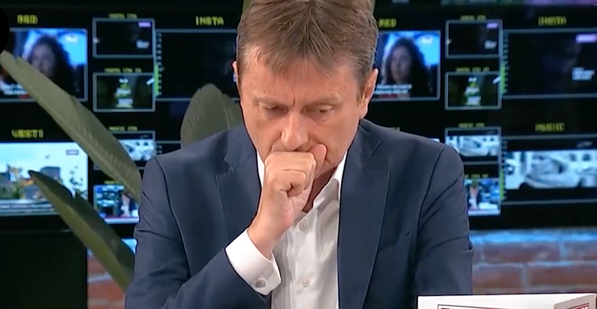 Srbský minister pre verejné investície Darko Glišić počas rozhovoru v TV Pink. 