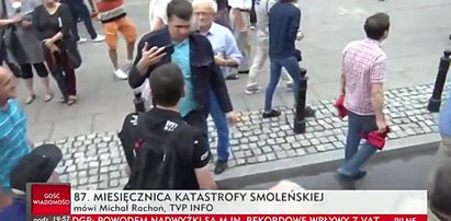 Dziennikarz TVP zaatakowany na miesięcznicy