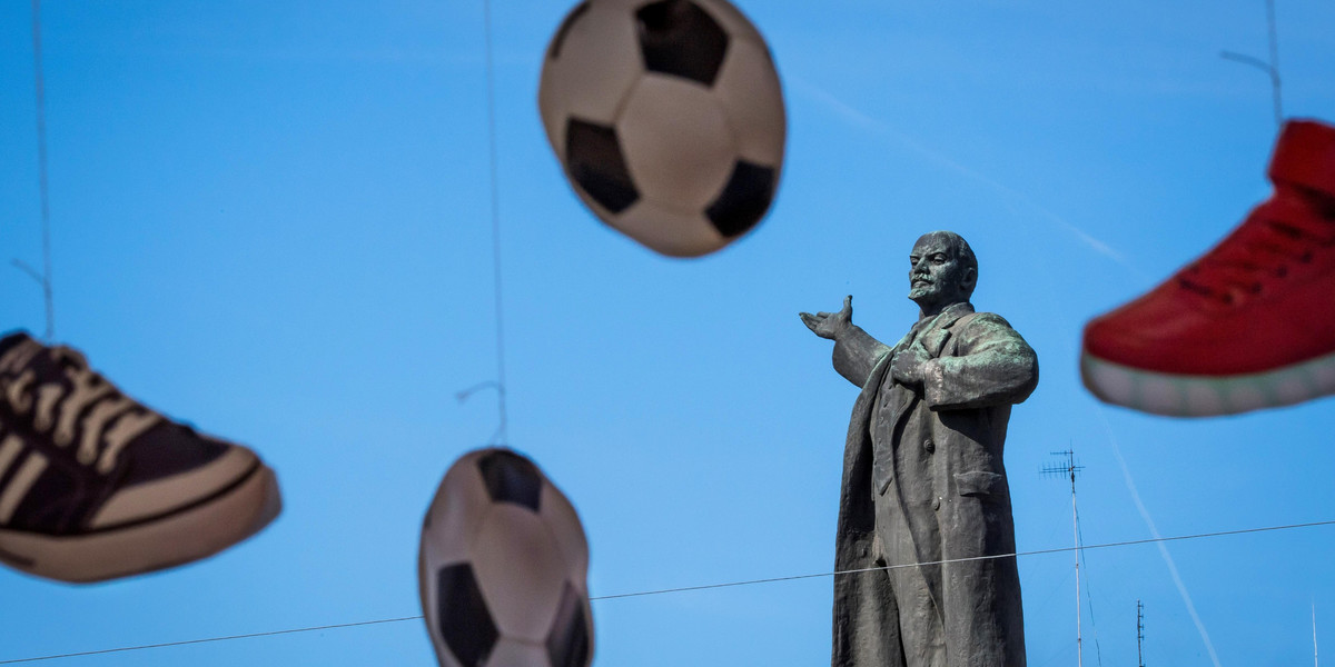 Vladimir Lenin in Yekaterinburg