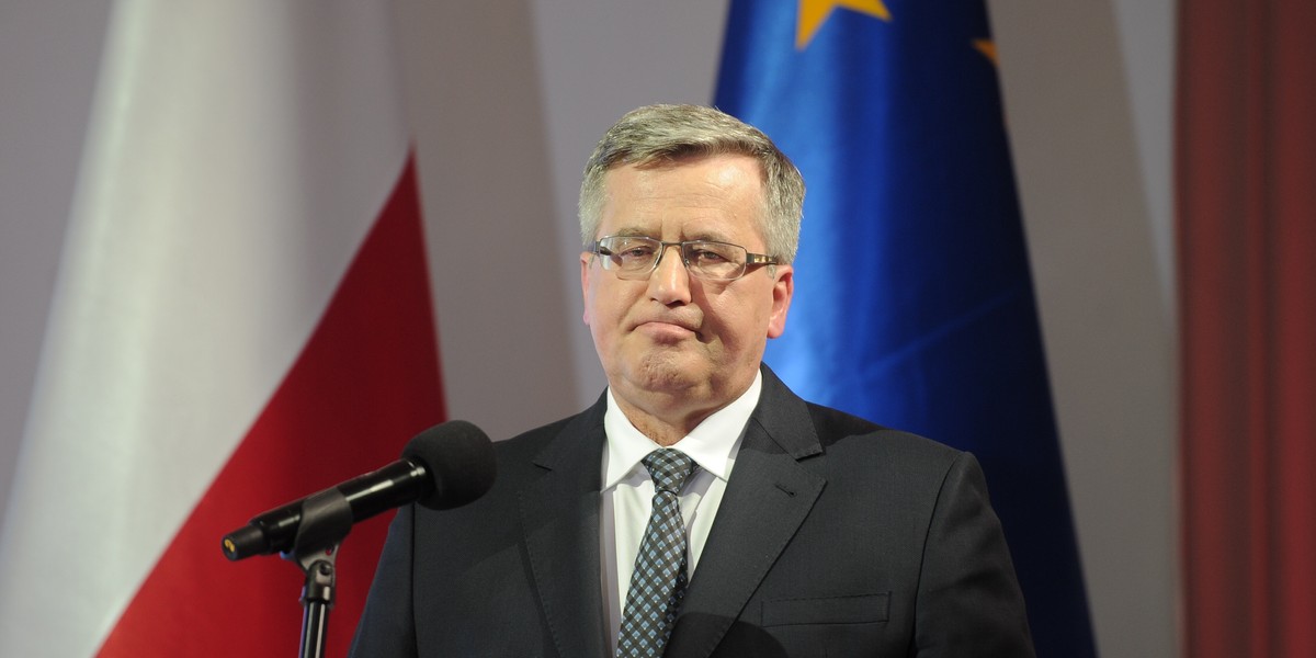 Prezydent Bronisław Komorowski