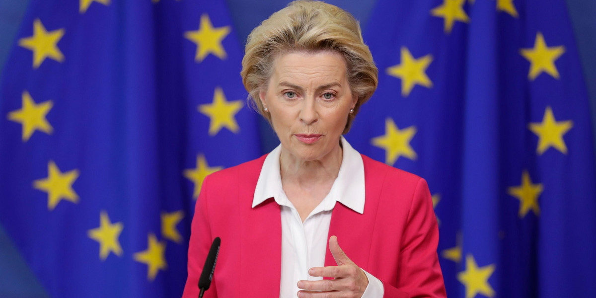 Przewodnicząca Komisji Europejskiej Ursula von der Leyen