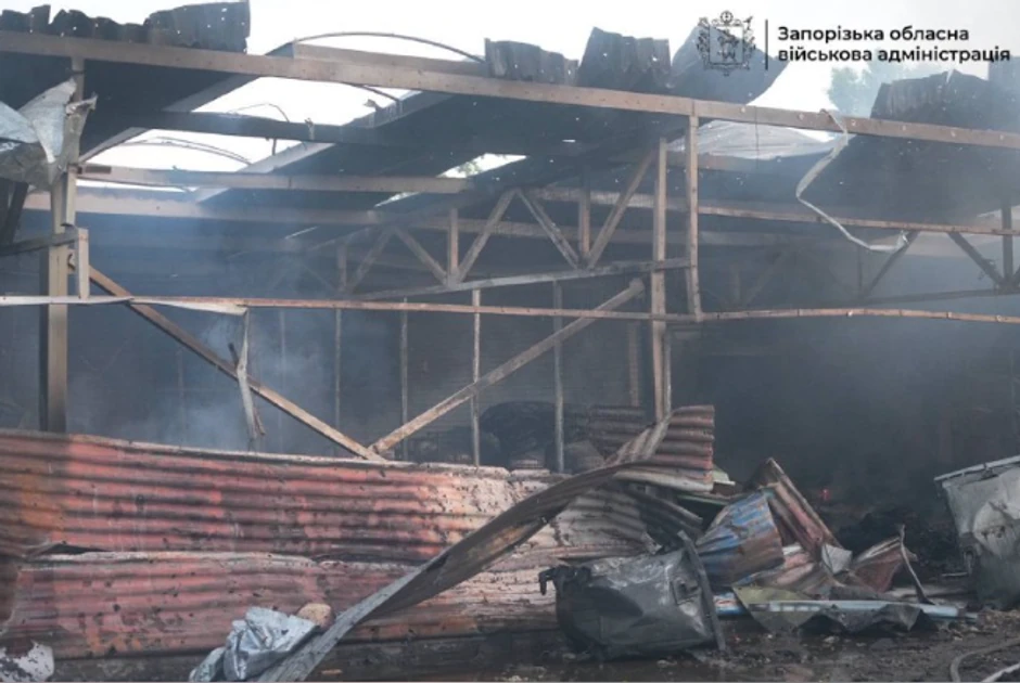 Posledice ruskog napada na Zaporožje u Ukrajini