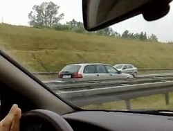 Pędziła jak szalona autostradą A4 pod prąd!